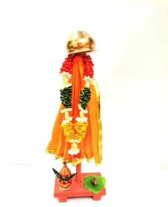 Itiha Ready Made Gudi Showpiece - 9 inch Decorative Showpiece  -  22 cm