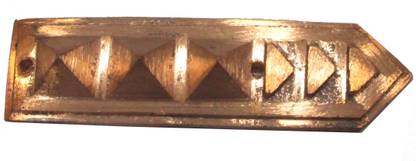 Plus Value Vastu Pyramid Shift - Copper - Vastu Experts Tool for Virtual Shifting Decorative Showpiece  -  7.5 cm