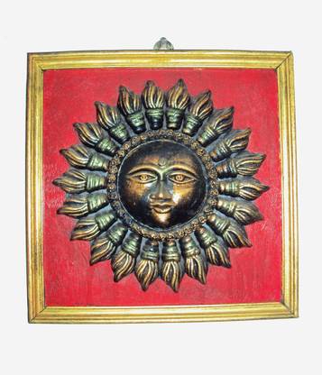 Hand Art Surya Dev Decorative Showpiece  -  45 cm