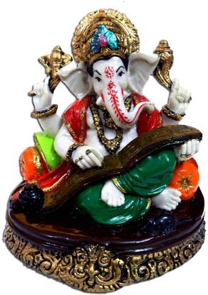 Anant Lord Ganesha Decorative Showpiece  -  11 cm