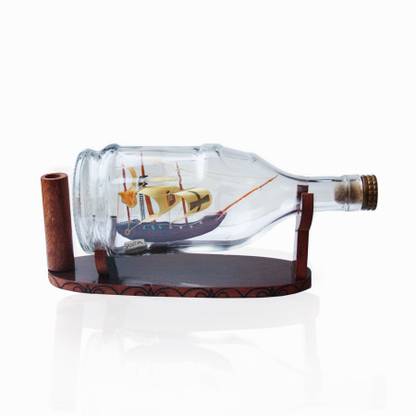 eStudio Ship Bottle Decorative Showpiece  -  12 cm