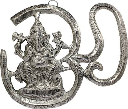 Soujanya Om Ganesh Decorative Showpiece  -  20 cm
