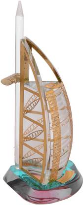 Wow Lady Crystal Burj Khalifa Decorative Showpiece  -  15 cm