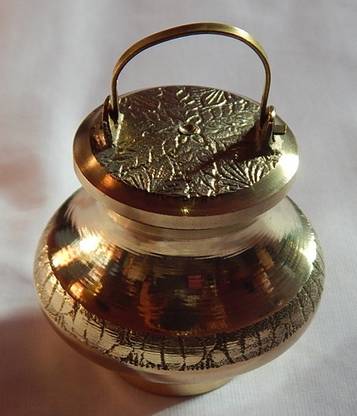 Takething Vastu Kalash 1 Piece Bhoomi Dosha Nivaran Vedha K Decorative Showpiece  -  7.2 cm