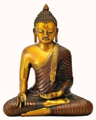 Redbag Mediating Buddha Posing Prithvi Mudra (Earth Gesture) Decorative Showpiece  -  35.56 cm