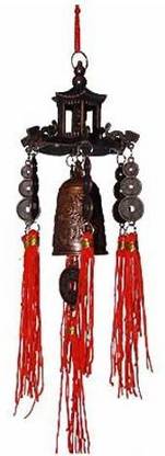 7 Ocean Feng Shui Good Luck Bell Decorative Showpiece  -  12 cm