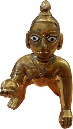 SRKV Laddu Gopal Idol(Size - 4 No.) Decorative Showpiece  -  9 cm