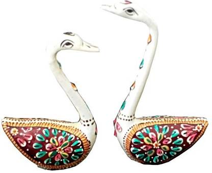 Chitrahandicraft Duck Pair Decorative Showpiece  -  6 cm