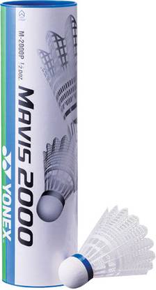 YONEX Mavis 2000 Nylon Shuttle  - White