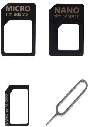 Casreen 1400935 Mobile SIM CARD Adapter Nano to Micro, Nano to Regular, Micro to Regular Sim Adapter