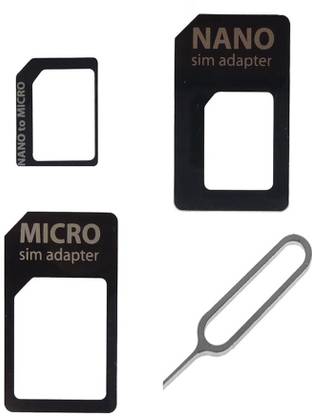 Casreen 1401100 Mobile SIM CARD Adapter Nano to Micro, Nano to Regular, Micro to Regular Sim Adapter
