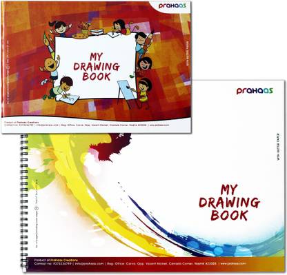 Prahaas Drawing Books with Butter Paper Sketch Pad
