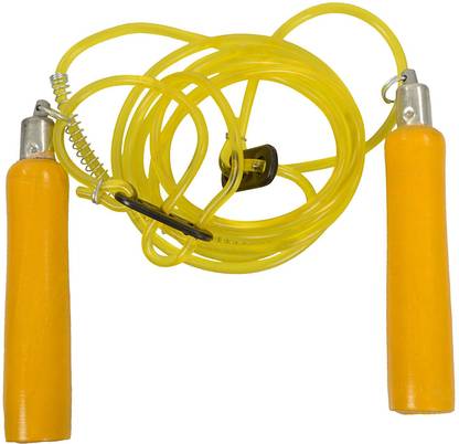 Woody WOODEN HANDLE ADJUSTABLE SKIPPING ROPE Freestyle Skipping Rope