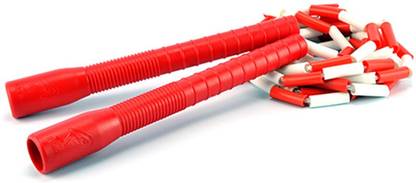Sanguine Long Handle Beaded Skipping Rope