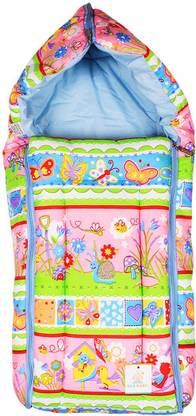 OLE BABY 3 in 1 Butterfly Party Hooded Reversible Sleeping Bag