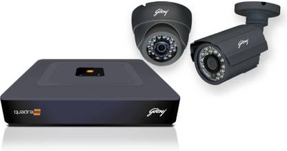 Godrej SOLUS 4 Channel 720P Hybrid DVR Security Camera