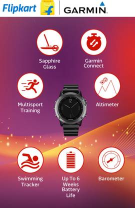 GARMIN Fenix 3 Sapphire Smartwatch