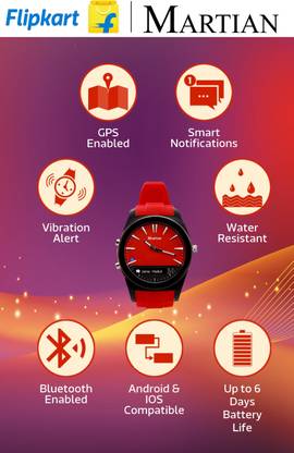 Martian Notifier Analog Watch Smartwatch