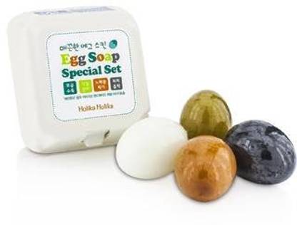 Holika Holika Egg Soap 4 Type SET