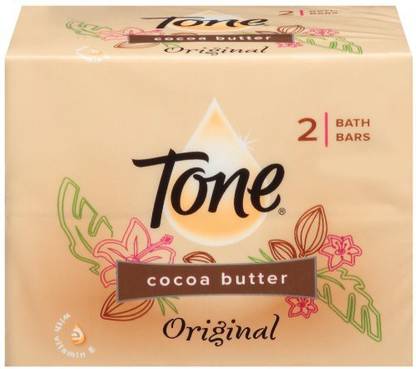 Tone Tone Soap Bath Cream 2 Bars Cocoa Butter