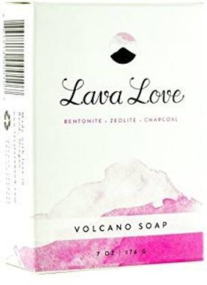 Lava Love Volcano Vegan Soap Made with Volcanic Ash (Bentonite Zeolite Pumice) From Oregon and Shea Butter Bar