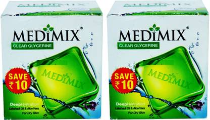 MEDIMIX Clear Glycerine Soap Pack Of 3