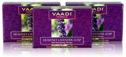 VAADI HERBALS Value Pack of 3 Heavenly Lavender Soap