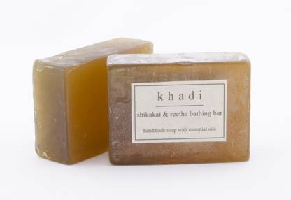 KHADI NATURAL Shikakai & Reetha Bathing Bar - Pack of 2