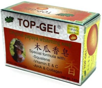 Top Gel Original Papaya Whitening Soap Special Formula