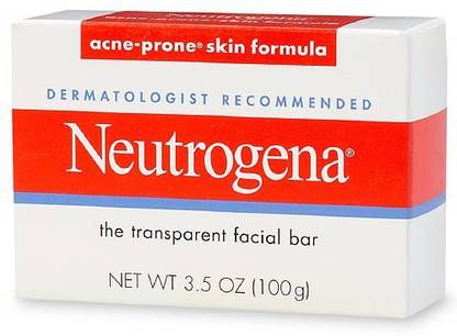 NEUTROGENA Transparent Facial Bar Acne - Prone Skin Formula Soap
