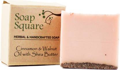 Soap Square Cinnamon and Walnut Oil With Shea Butter