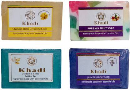 KHADI Handmade Soap Combo-3