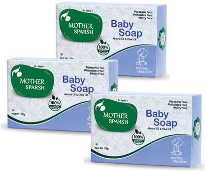 Mother Sparsh Ayurvedic Baby Soap (Pack of 3)