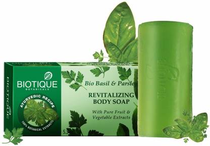 BIOTIQUE Basil and Parsley Revitalizing Soap
