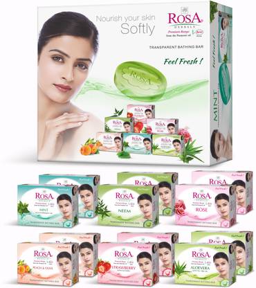 ROSA HERBALS Soap Box ( Set of 12 pcs )