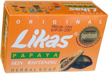 Likas Papaya Soap Papaya Herbal Soap For Skin Brightening