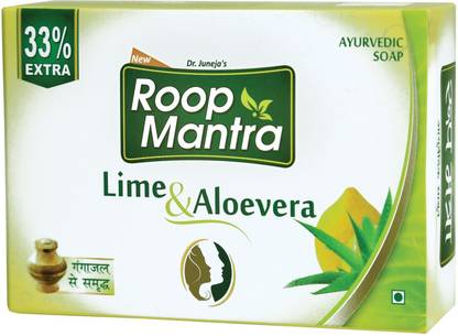 Roop Mantra Lime & Aloe-vera Soap (Pack of 5)