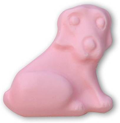 Dr. Melumad Pale Pink Dog Shaped Soap Bar Strawberry Scented - Dead Sea Cosmetics Vegan