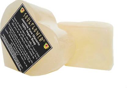 Soulflower Jasmine Pure Glycerin Soap