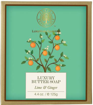 Forest Essentials Luxury Butter Soap Lime & Ginger