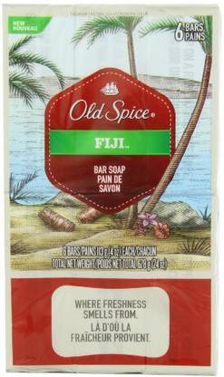 OLD SPICE Fresh Collection Fiji Scent Bar Soap Pack Of