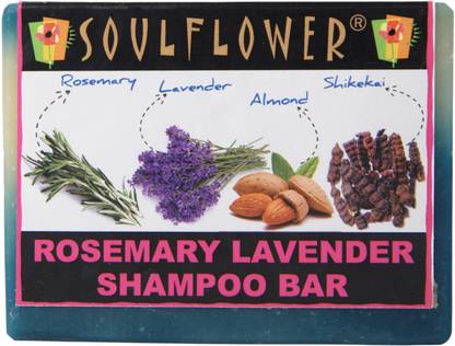 Soulflower Rosemary Lavender Shampoo Bar