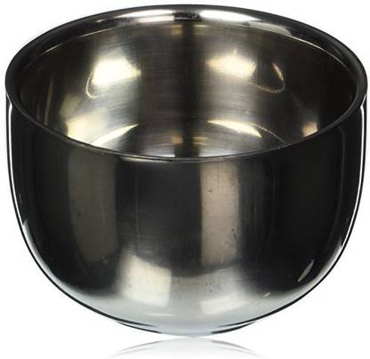Wowlife Stainless Steel Shinning Durable Shaving Mug Bowl Heat Insulation Shave Soap Cup