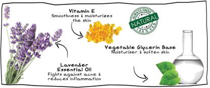 Soulflower Lavender Pure Glycerin Soap