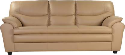 Hometown Tagus Leatherette 3 Seater  Sofa