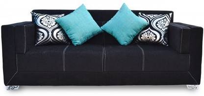 Furnstyl Maxwell Fabric 3 Seater  Sofa