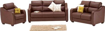 Godrej Interio Vida Sofa Set Leatherette 3 + 2 + 1 Sofa Set