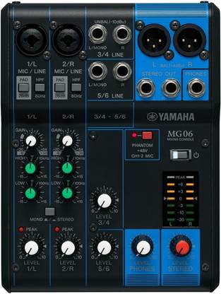 YAMAHA MG06 Analog Sound Mixer