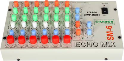 KROWN SM-6 Stereo Echo Mixer Analog Sound Mixer