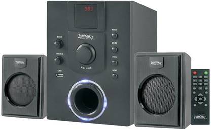 ZEBRONICS 2.1 Multimedia SW275RUF Laptop/Desktop Speaker